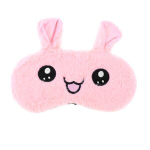 Cartoon Rabbit Eye Mask Pink